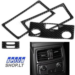 BMW 5 (E60-E61) galinės konsolės Carbon apdaila